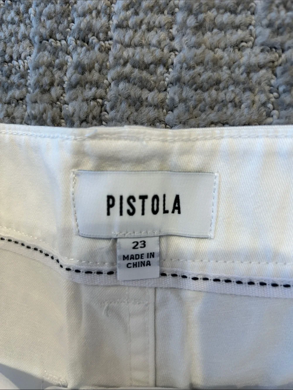 Pistola Mason Cotton Twill Shorts White 23